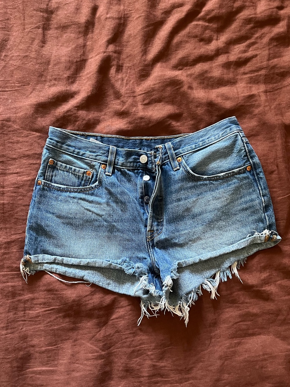 Levi’s 501 Blue Denim Shorts